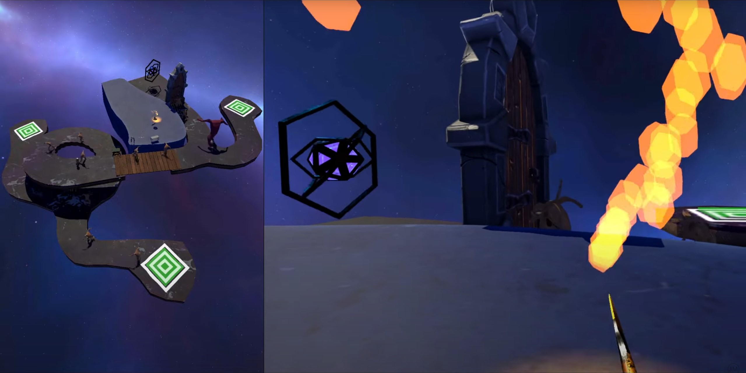 VR + Mobile Crossplay Asymmetrical Game